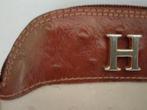 K460 lederen make-up tas met kunstlederen voering, Sieraden, Tassen en Uiterlijk, Toilettassen, Ophalen of Verzenden, Gebruikt