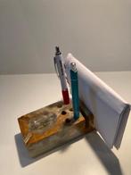 ONYX brievenstandaard/buro organizer tevens asbak VINTAGE, Ophalen of Verzenden