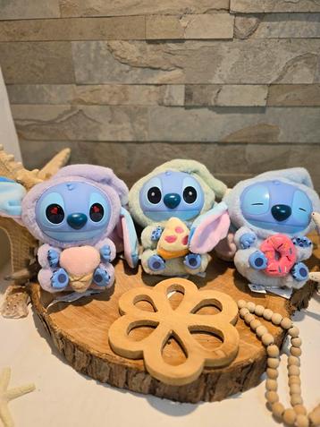 Stitch Labubu Set - Ijsje, Pizza, Donut - Miniso Origineel beschikbaar voor biedingen
