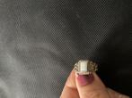 Ring zilveren maat 16, Sieraden, Tassen en Uiterlijk, Ringen, Ophalen of Verzenden, Dame, Zilver, Zilver