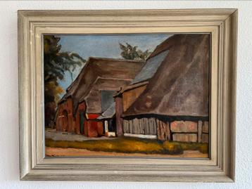 Olieverf schilderij op paneel van Carl C. van Niekerk beschikbaar voor biedingen