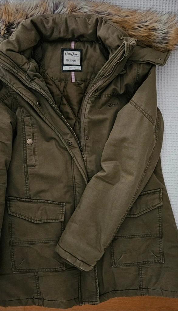 Toffe groene herfst/winter jas, Kleding | Dames, Jassen | Winter, Nieuw, Maat 46/48 (XL) of groter, Groen, Ophalen of Verzenden