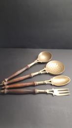 Sier Bestek van messing Decoratie voor aan de wand, Antiek en Kunst, Antiek | Bestek, Ophalen of Verzenden