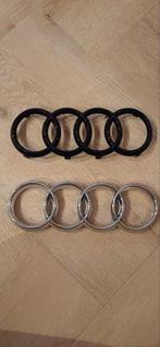Audi auto logo. Zilver- en zwart glanzend, Ophalen of Verzenden, Nieuw, Audi