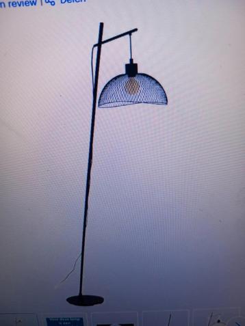 Nieuwe zwarte Eglo Pompeya vloerlamp  beschikbaar voor biedingen