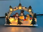 Houten Kerstdecoratie met verlichting, Diversen, Kerst, Ophalen of Verzenden, Zo goed als nieuw