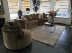 Mooi dure exclusieve stof! Fijne en mooi bank en stoel!!, Ophalen, Zo goed als nieuw, Stof