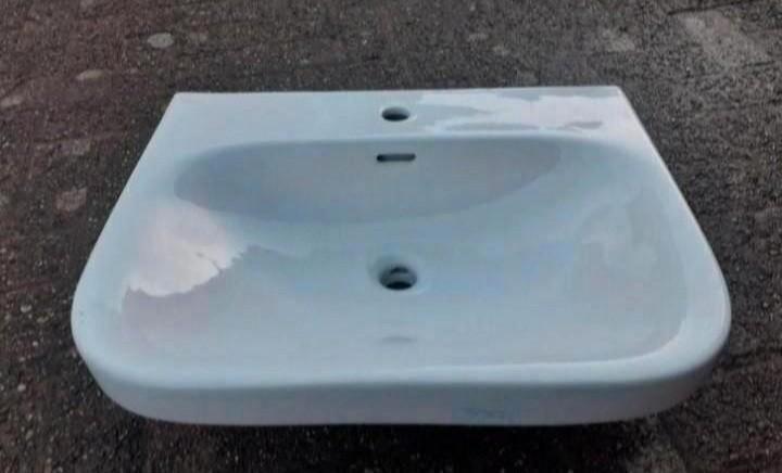 Nieuw wasbak wastafel 60 x 48 cm, Doe-het-zelf en Verbouw, Sanitair, Nieuw, Wastafel, Ophalen of Verzenden