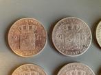 10 zilveren Willem III rijksdaalders 1870-1874, Postzegels en Munten, Munten | Nederland, Setje, Zilver, 2½ gulden, Koning Willem III