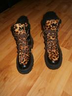 Mooie Mexx Booties mt 37 zwart met tijgerprint nieuw., Kleding | Dames, Schoenen, Mexx, Zwart, Lage of Enkellaarzen, Nieuw