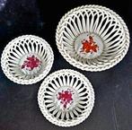 3 prachtige HEREND schaaltjes, Ophalen of Verzenden