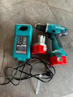 Makita Boormachine met 2 Accu's + Lader, Doe-het-zelf en Verbouw, Gereedschap | Boormachines, Ophalen of Verzenden, Gebruikt, Boor- en Schroefmachine