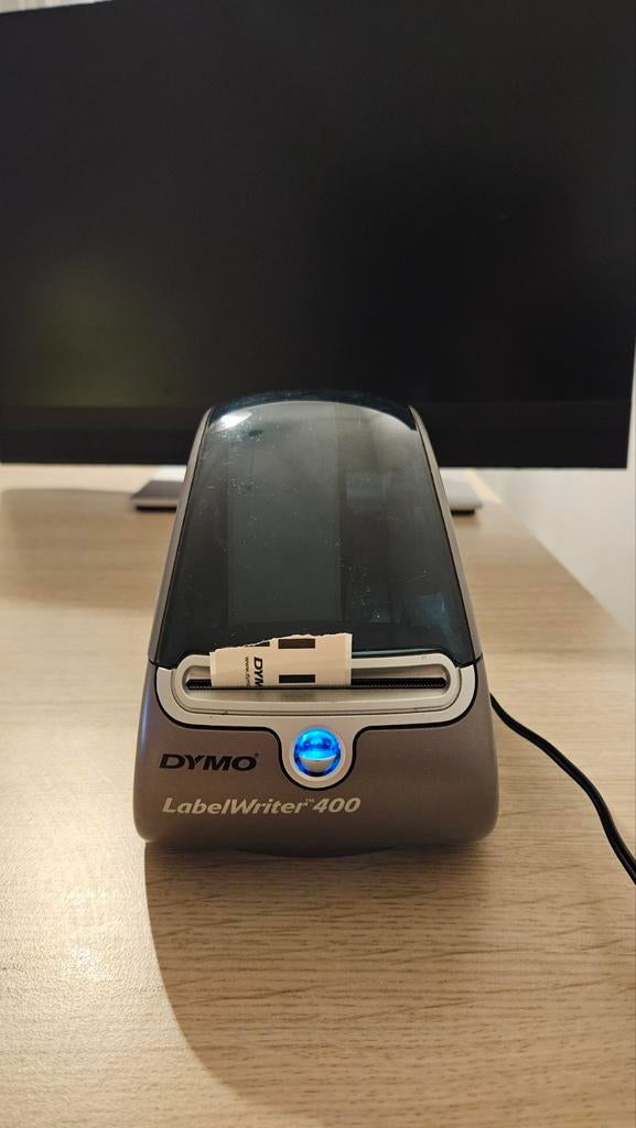 Dymo Labelwriter 400 - Zilver / Blauw, Computers en Software, Labelprinters, Ophalen of Verzenden, Zo goed als nieuw, Etiket, DYMO