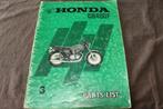 Honda CB400F 1976 motorcycle parts list CB 400 Four, Motoren, Ophalen of Verzenden, Honda
