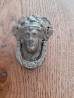Bronzen Deurklopper Vrouwengezicht Antiek, Antiek en Kunst, Ophalen of Verzenden, Brons