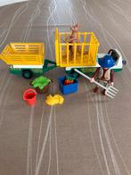 Playmobil transportwagen met verzorger 3242, Kinderen en Baby's, Speelgoed | Playmobil, Complete set, Ophalen of Verzenden, Zo goed als nieuw