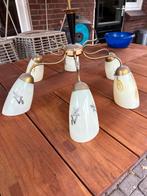 Vintage Hanglamp met Verschillende Kapjes, Huis en Inrichting, Lampen | Overige, Ophalen, Gebruikt