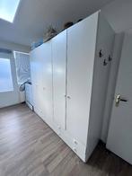 Witte stevige kasten - 250x60x209 cm, Huis en Inrichting, Kasten | Kledingkasten, Gebruikt, 200 cm of meer, 200 cm of meer, 50 tot 75 cm