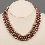 Brocante - Prachtige parelkettingen!, Sieraden, Tassen en Uiterlijk, Kettingen, Ophalen of Verzenden, Gebruikt, Overige kleuren