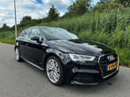 Audi A3 1.0 Tfsi Sportback S-line 2016 Zwart, Auto's, Zwart, 1175 kg, 630 kg, 115 pk