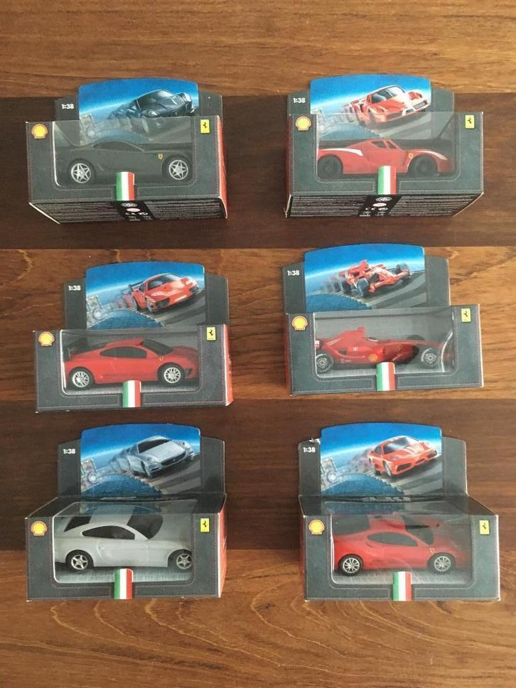 Shell Ferrari Auto 6 stuks NIEUW (Serie 3) Hot Wheels, Hobby en Vrije tijd, Modelauto's | 1:43, Nieuw, Auto, Overige merken, Ophalen of Verzenden