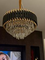Moderne kroonluchter met kristallen eric kuster style, Ophalen, Zo goed als nieuw, Glas