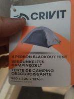 Nieuwe Crivit 4-persoons Blackout Tent, Ophalen of Verzenden, Nieuw, Tot en met 4