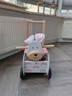 Houten loopwagen, Ophalen, Gebruikt
