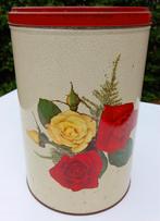 groot vintage Tomado blik met rozen, Verzamelen, Blikken, Ophalen of Verzenden, Zo goed als nieuw, Overige, Overige merken