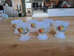 Vintage Arcopal eierdopjes Fruit de France set van 6, Huis en Inrichting, Keuken | Servies, Gebruikt, Nvt 2de hands, Overige typen