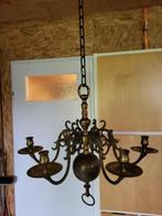 Bronzen kaarsenkroon, Huis en Inrichting, Ophalen of Verzenden, Gebruikt