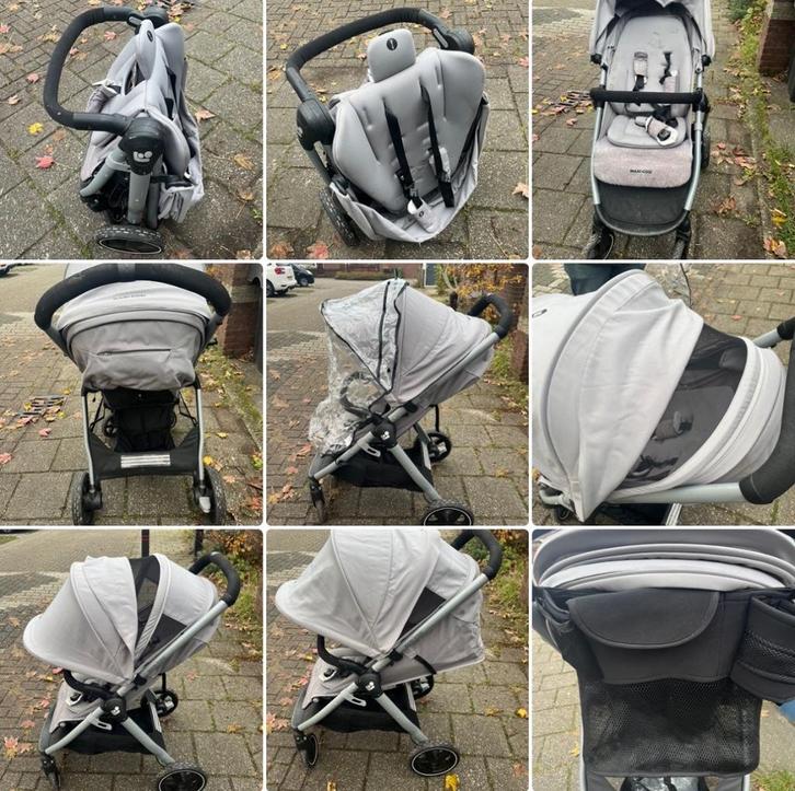 Buggy, Kinderen en Baby's, Buggy's, Gebruikt, Maxi-Cosi, Regenhoes, Verstelbare rugleuning, Ophalen