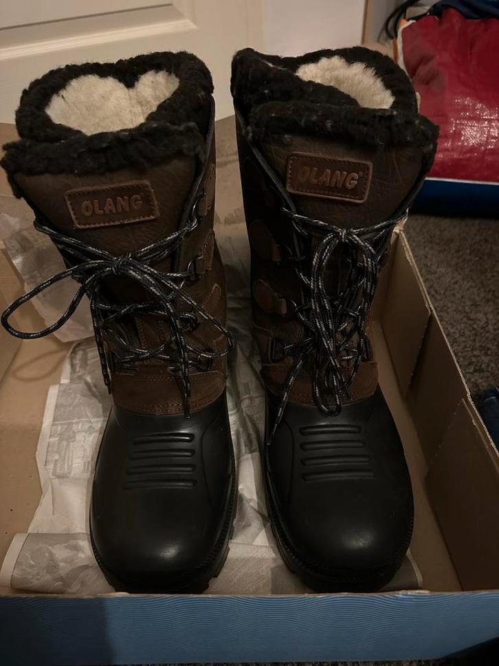 Olang Winterlaarzen - snowboots 43 - 44 Warm en Comfortabel!, Kleding | Heren, Schoenen, Zo goed als nieuw, Overige typen, Bruin