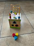 Activiteiten kubus met spiraal, Kinderen en Baby's, Speelgoed | Houten speelgoed, Ophalen of Verzenden, Zo goed als nieuw