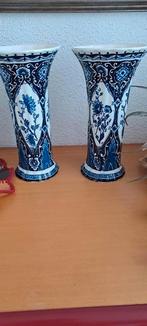2  delftsblauwe vazen van petrus ragout Maastricht, Antiek en Kunst, Antiek | Vazen, Ophalen of Verzenden