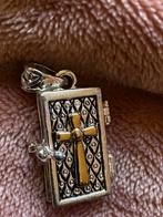 Religieuze ketting hanger bijbel kruis engel engeltje 3 stuk, Ophalen of Verzenden, Nieuw, Overige materialen, Overige merken