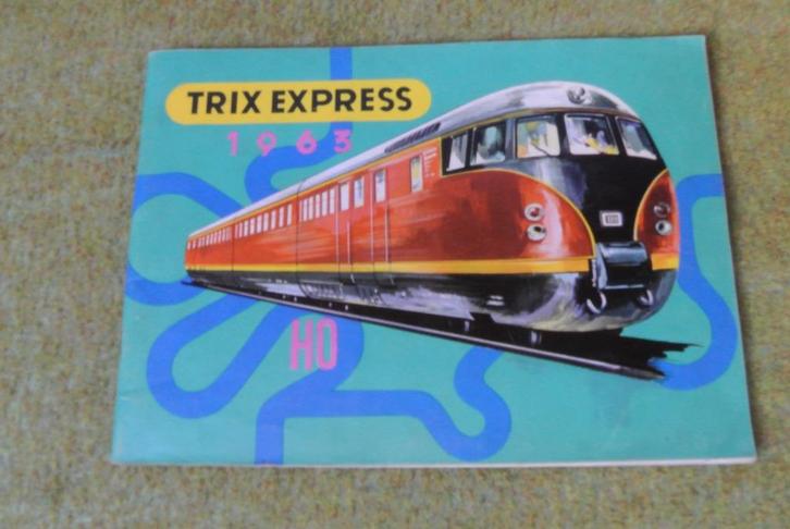 Trix Express 1963, Hobby en Vrije tijd, Modeltreinen | H0, Gebruikt, Boek, Tijdschrift of Catalogus, Trix, Ophalen of Verzenden