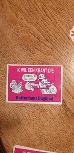 Strip sticker Djanko Rotterdams Dagblad 1, Ophalen of Verzenden