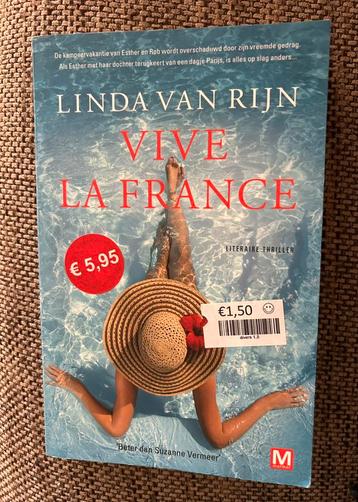 Schrijfster Linda van Rijn boek Vive la France thriller beschikbaar voor biedingen