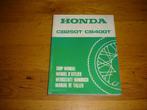 werkplaats-handboek Honda CB250T/CB400T., Ophalen of Verzenden, Honda