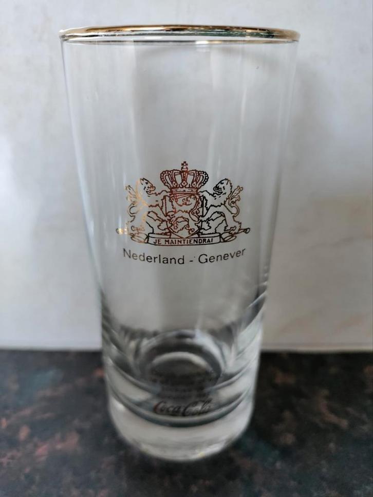 6 Vintage Coca Cola Glazen - 60 jaar oud!, Verzamelen, Glas en Borrelglaasjes, Nieuw, Frisdrankglas, Ophalen