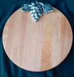 Kaas/Charcuterie Plank, Ophalen of Verzenden, Gebruikt, Rond, Hout