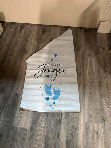Geboorte vlag jongen beschikbaar voor biedingen
