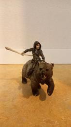 Schleich Bayala figuur ruiter op beer, Verzamelen, Ophalen of Verzenden, Zo goed als nieuw, Wild dier, Beeldje of Figuurtje