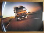 poster Mercedes-Benz Atego bakwagen (zwart), Ophalen of Verzenden, Nieuw, Mercedes