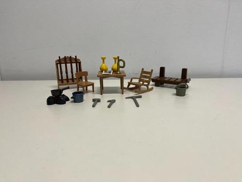 Western nr 37: Inrichting Fort 3023 Sheriff 3786 3423 4398, Kinderen en Baby's, Speelgoed | Playmobil, Gebruikt, Los playmobil