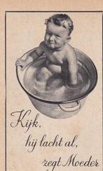 Retro reclame 1939 Vinolia baby zeep kindje lacht al, Ophalen of Verzenden