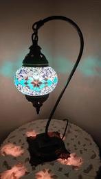 Diverse Oosterse Arabische tafellamp zwanenhals glasmozaiek, Oosters Arabisch 1001nacht Boho Ibiza Marrakech Marokkaans Turks