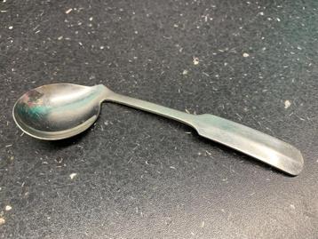 Antiek lepeltje Westzaan Molenaar’s Kindermeel beschikbaar voor biedingen