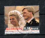 ‹(•¿•)› nl # j0205 huwelijk maxima en willem-alexander, Verzenden, Na 1940, Gestempeld